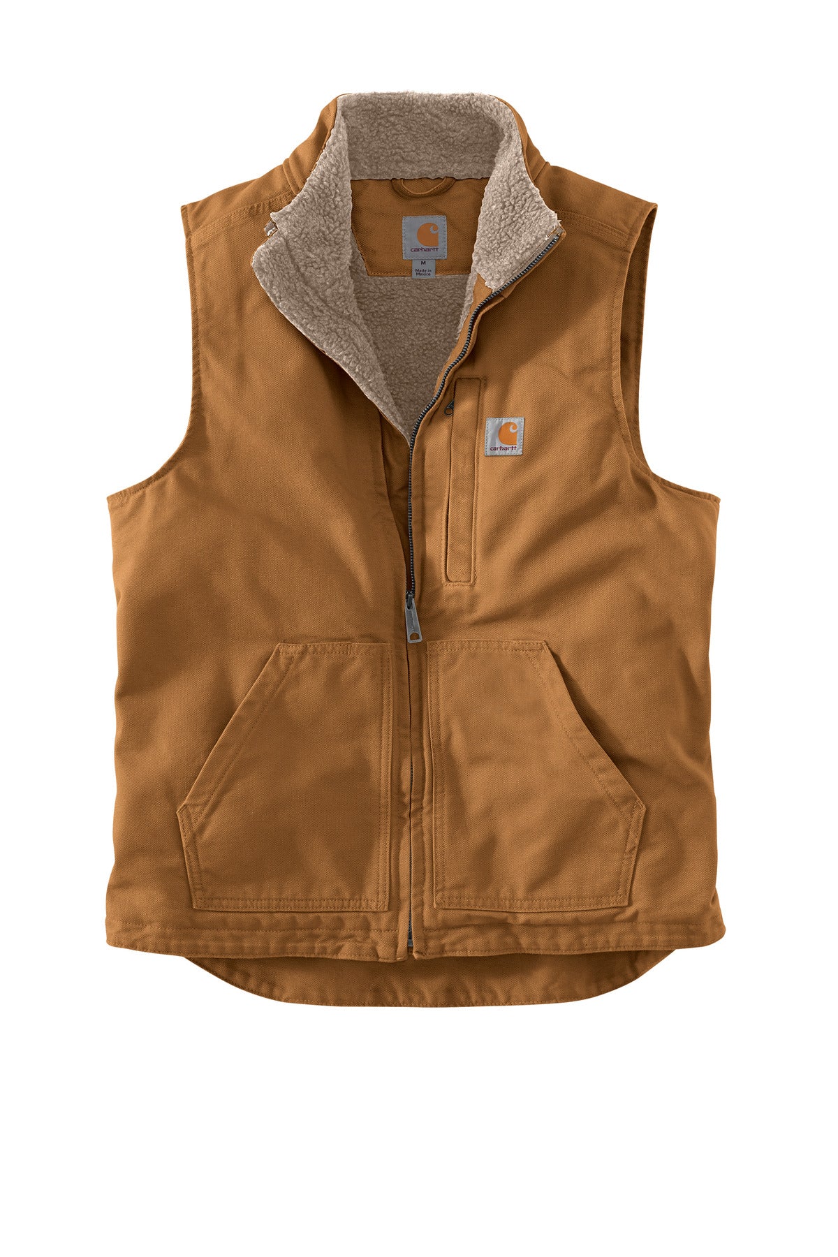 Carhartt Men's Sherpa-Lined Mock Neck Vest CT104277 Corporate Apparel Jackets & Vests
