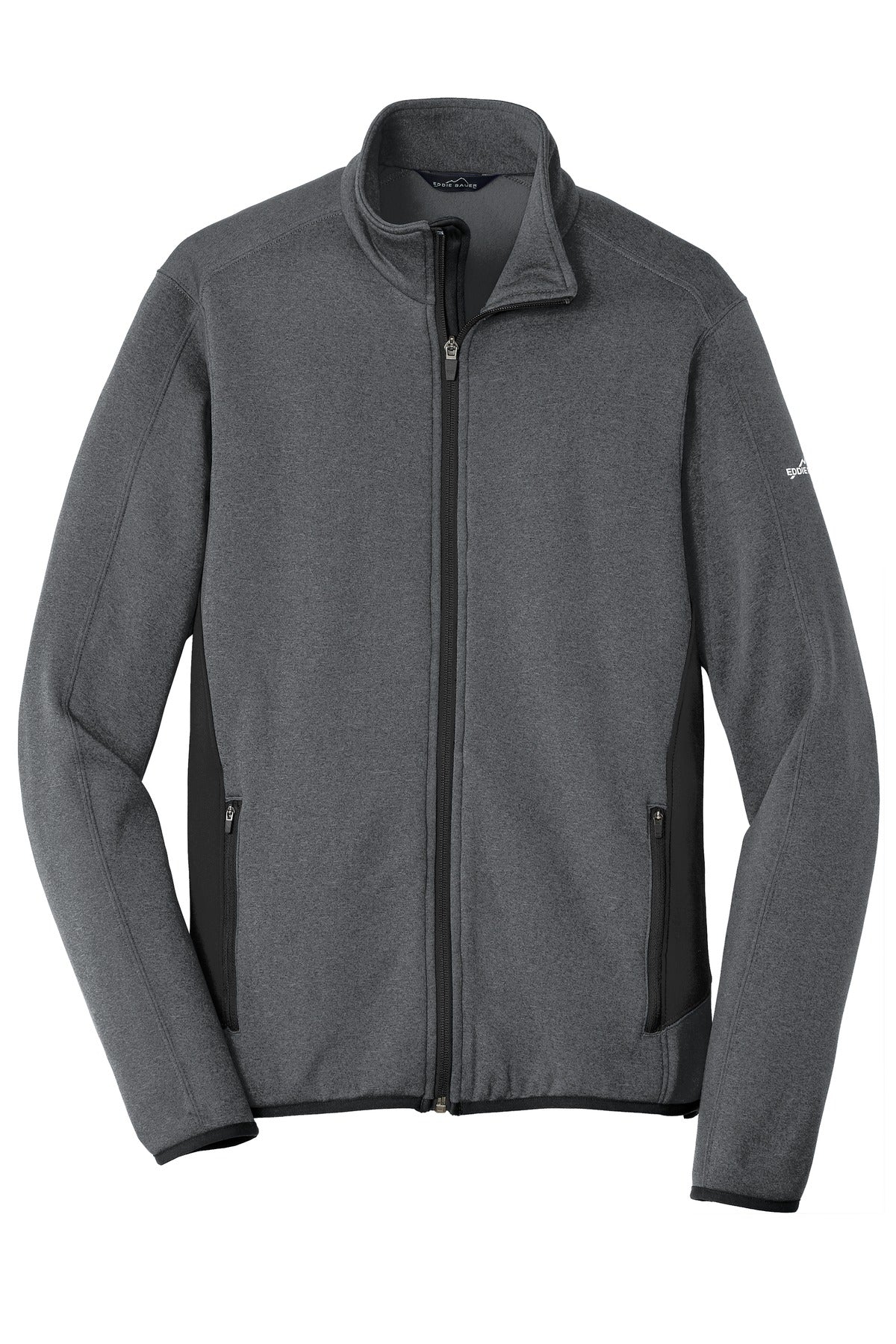 Eddie Bauer Men's Full-Zip Heather Stretch Fleece Jacket. EB238 Corporate Apparel Jackets & Vests