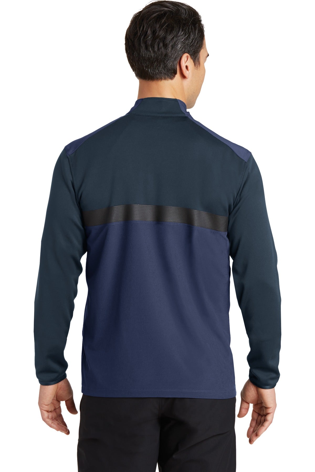 Nike Men's Dri-FIT Fabric Mix 1/2-Zip Cover-Up. 746102 Corporate Apparel Sweatshirts & Fleece