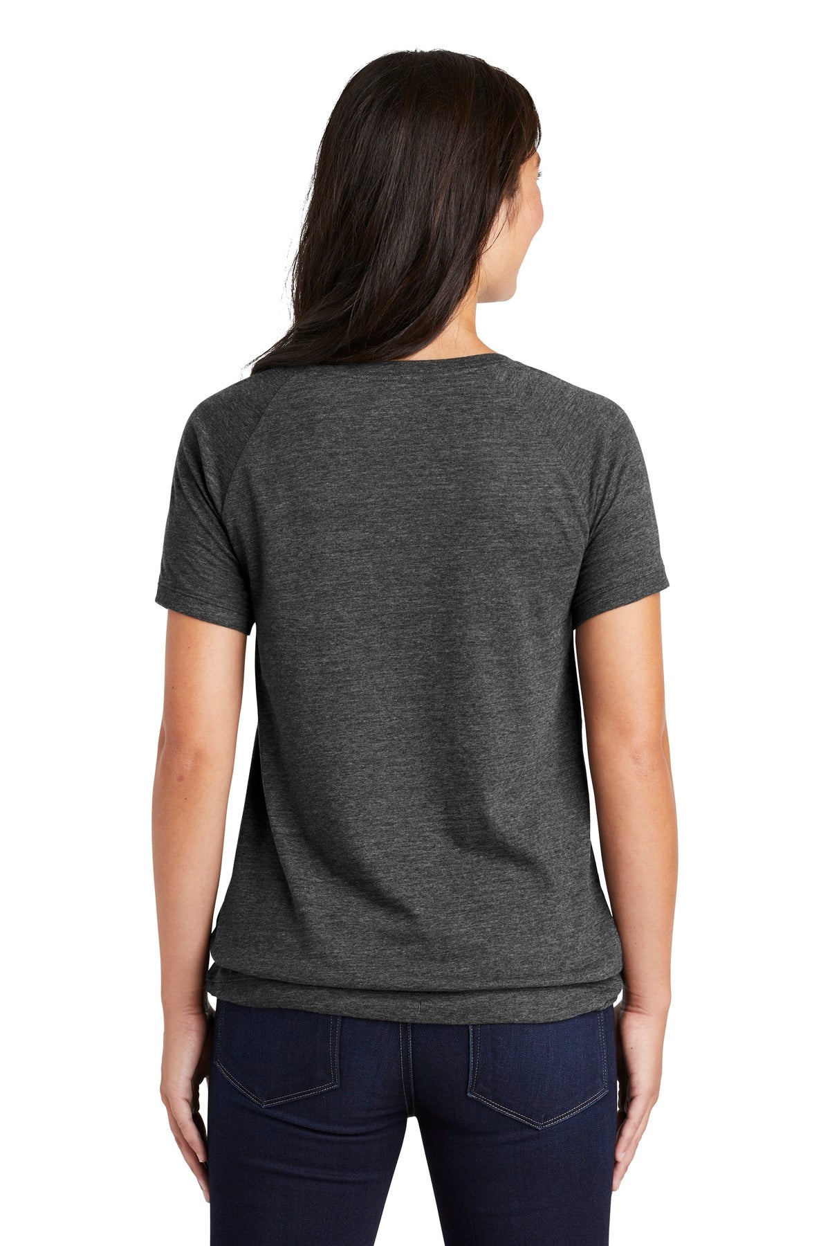 New Era Women's Tri-Blend Performance Cinch Tee. LNEA133 Corporate Apparel Shirts & Tops