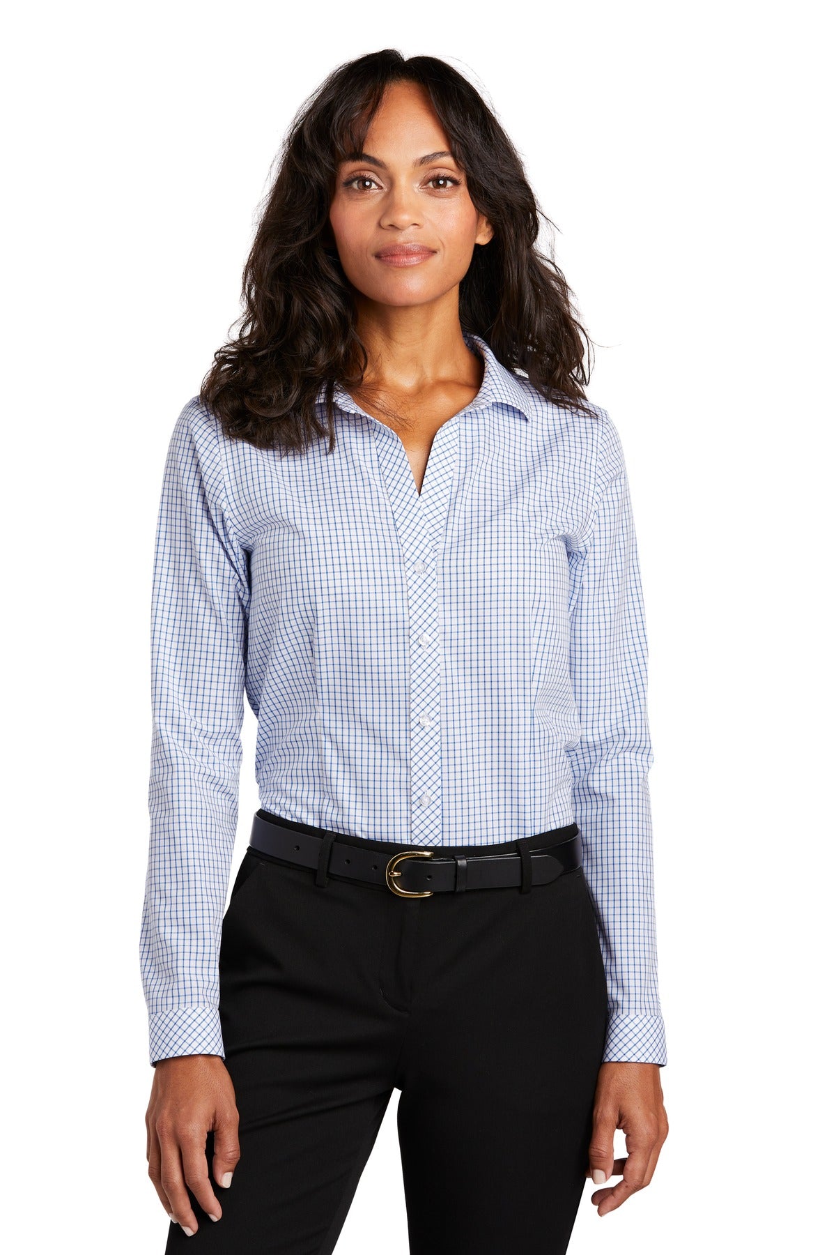 Red House Women's Open Ground Check Non-Iron Shirt. RH86 Corporate Apparel Shirts & Tops