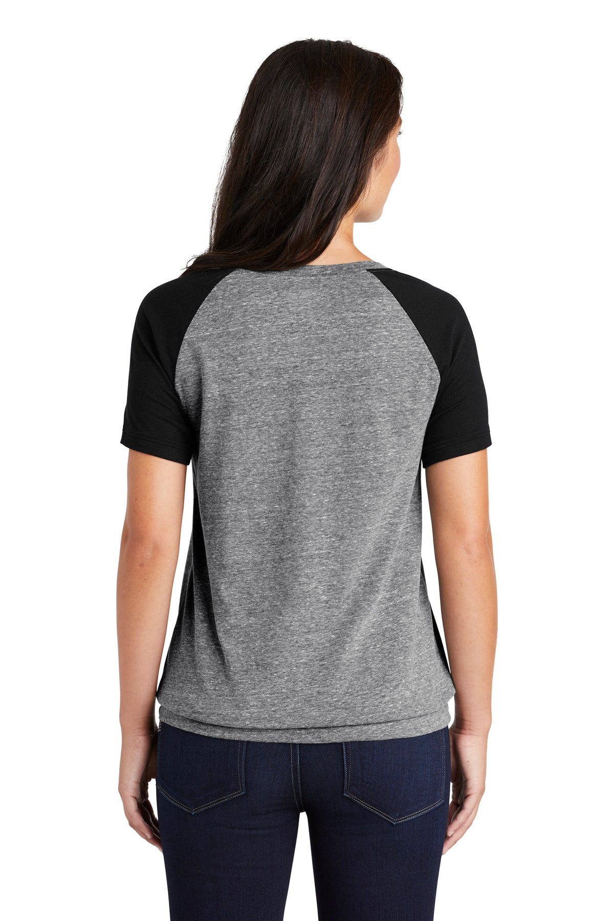 New Era Women's Tri-Blend Performance Cinch Tee. LNEA133 Corporate Apparel Shirts & Tops