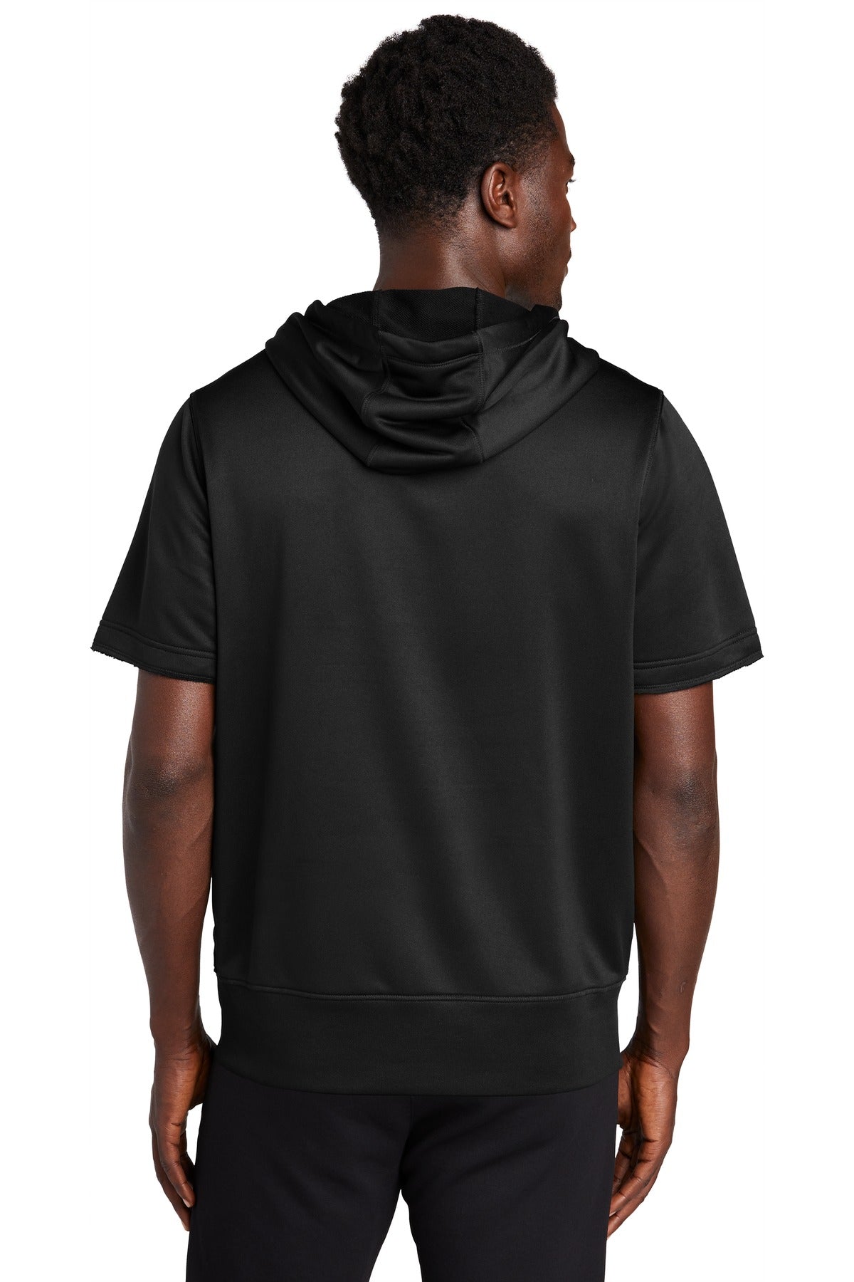 New Era Men's Performance Terry Short Sleeve Hoodie. NEA533 Corporate Apparel Sweatshirts & Fleece