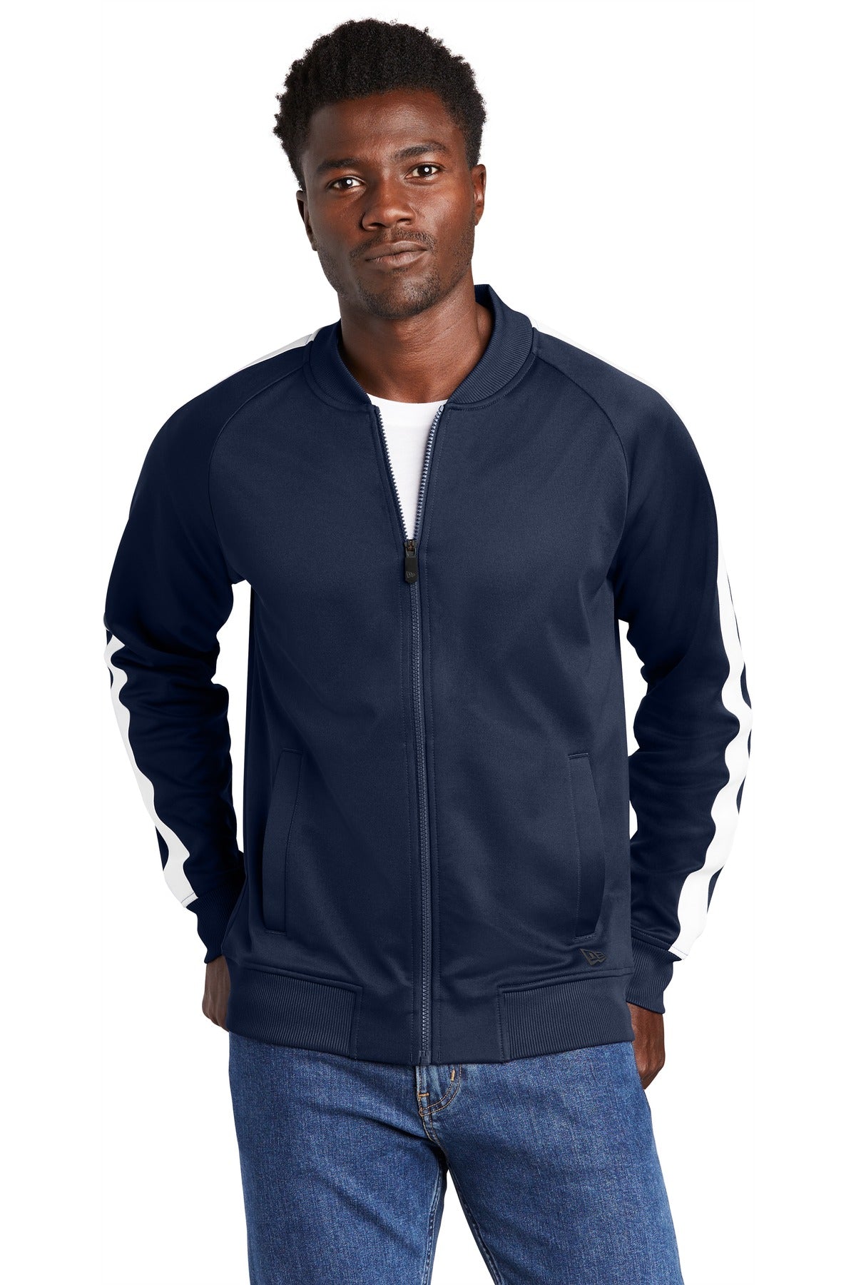 New Era Men's Track Jacket. NEA650 Corporate Apparel Jackets & Vests