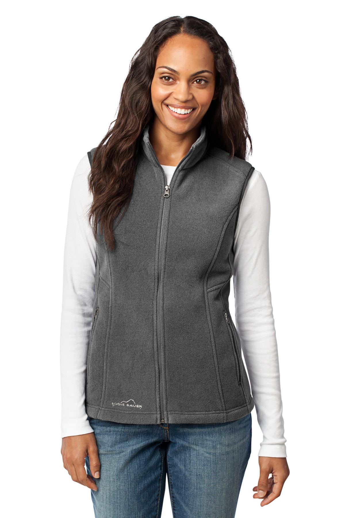 Eddie Bauer Women's Fleece Vest. EB205 Corporate Apparel Jackets & Vests