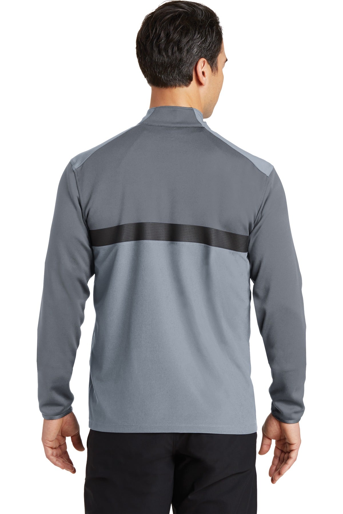 Nike Men's Dri-FIT Fabric Mix 1/2-Zip Cover-Up. 746102 Corporate Apparel Sweatshirts & Fleece