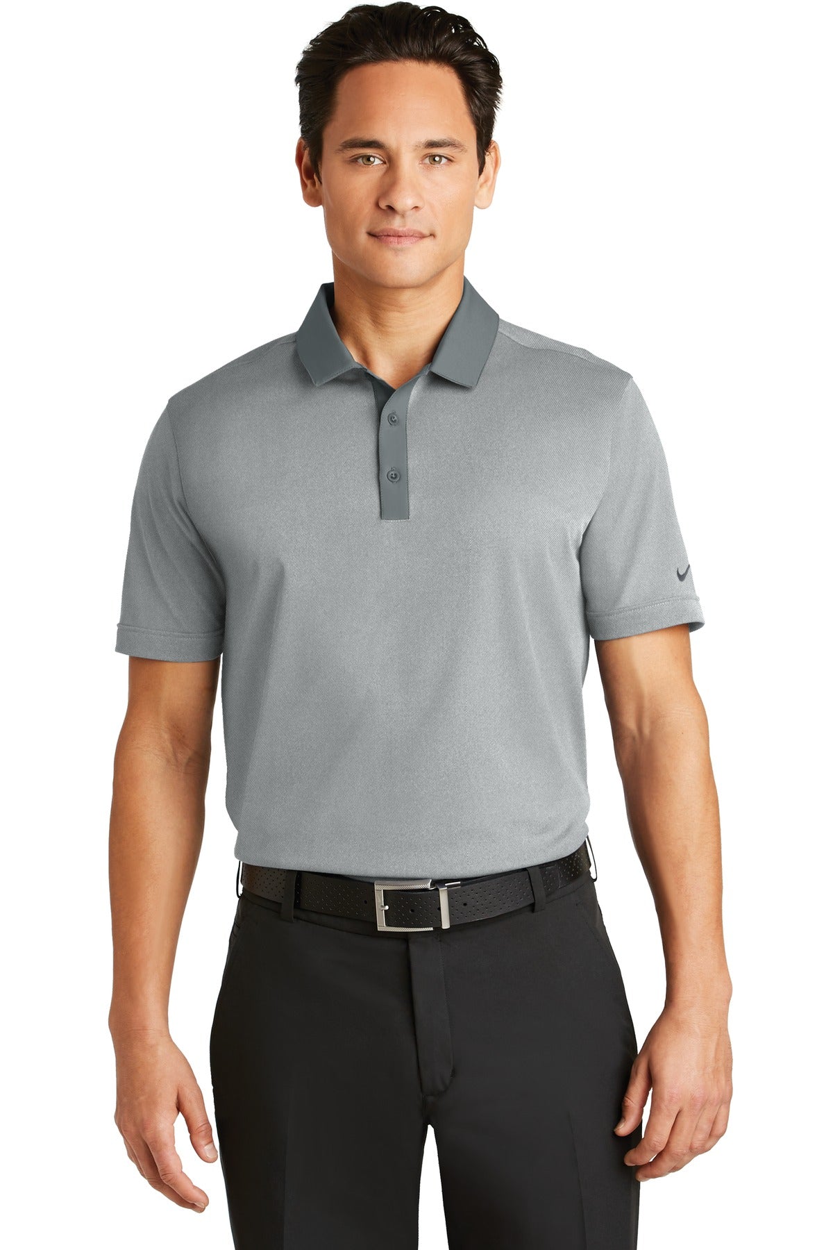 Nike Men's Dri-FIT Heather Pique Modern Fit Polo. 779798 Corporate Apparel Shirts & Tops