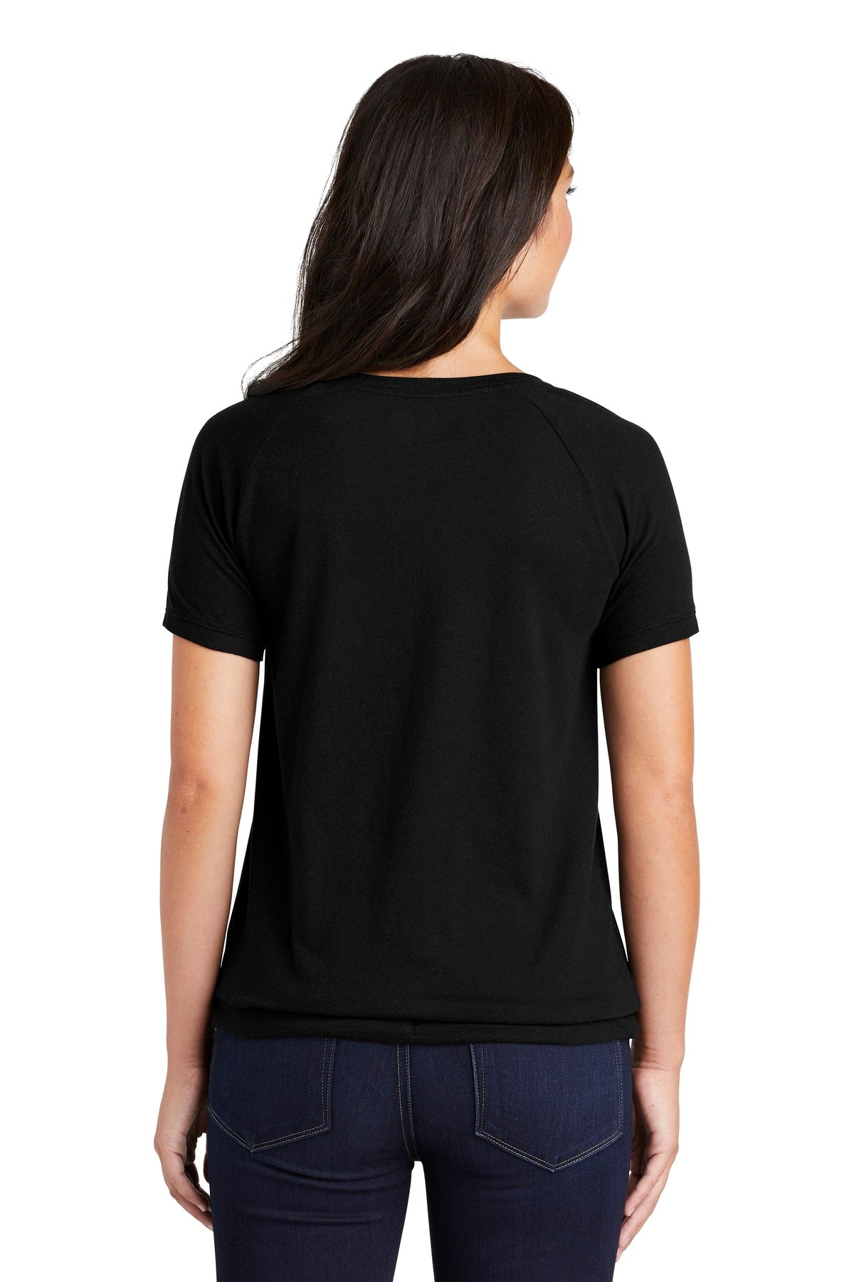 New Era Women's Tri-Blend Performance Cinch Tee. LNEA133 Corporate Apparel Shirts & Tops