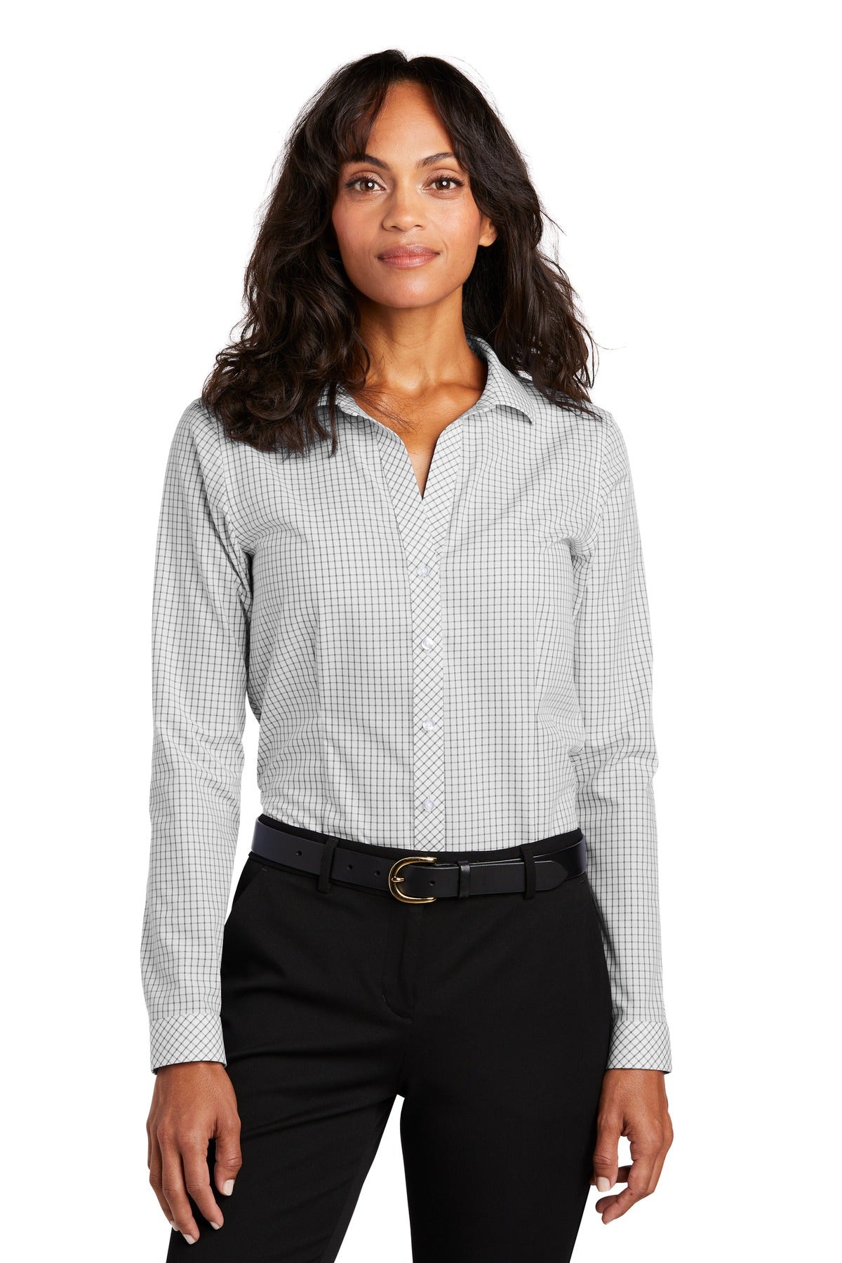 Red House Women's Open Ground Check Non-Iron Shirt. RH86 Corporate Apparel Shirts & Tops