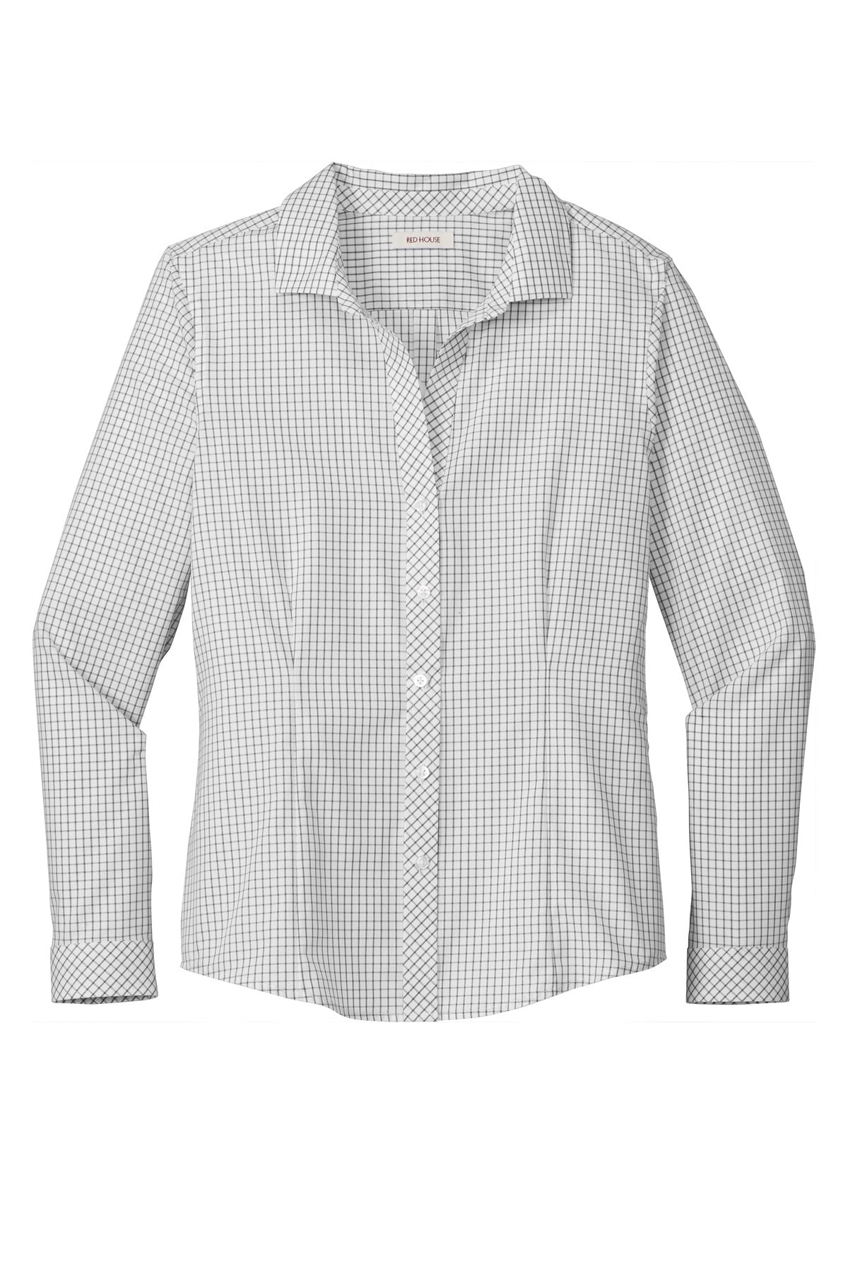 Red House Women's Open Ground Check Non-Iron Shirt. RH86 Corporate Apparel Shirts & Tops