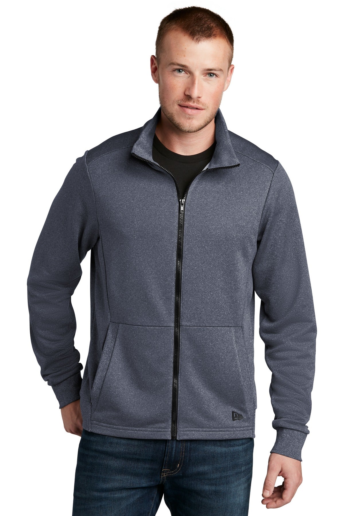 New Era Men's Performance Terry Full-Zip. NEA530 Corporate Apparel Sweatshirts & Fleece