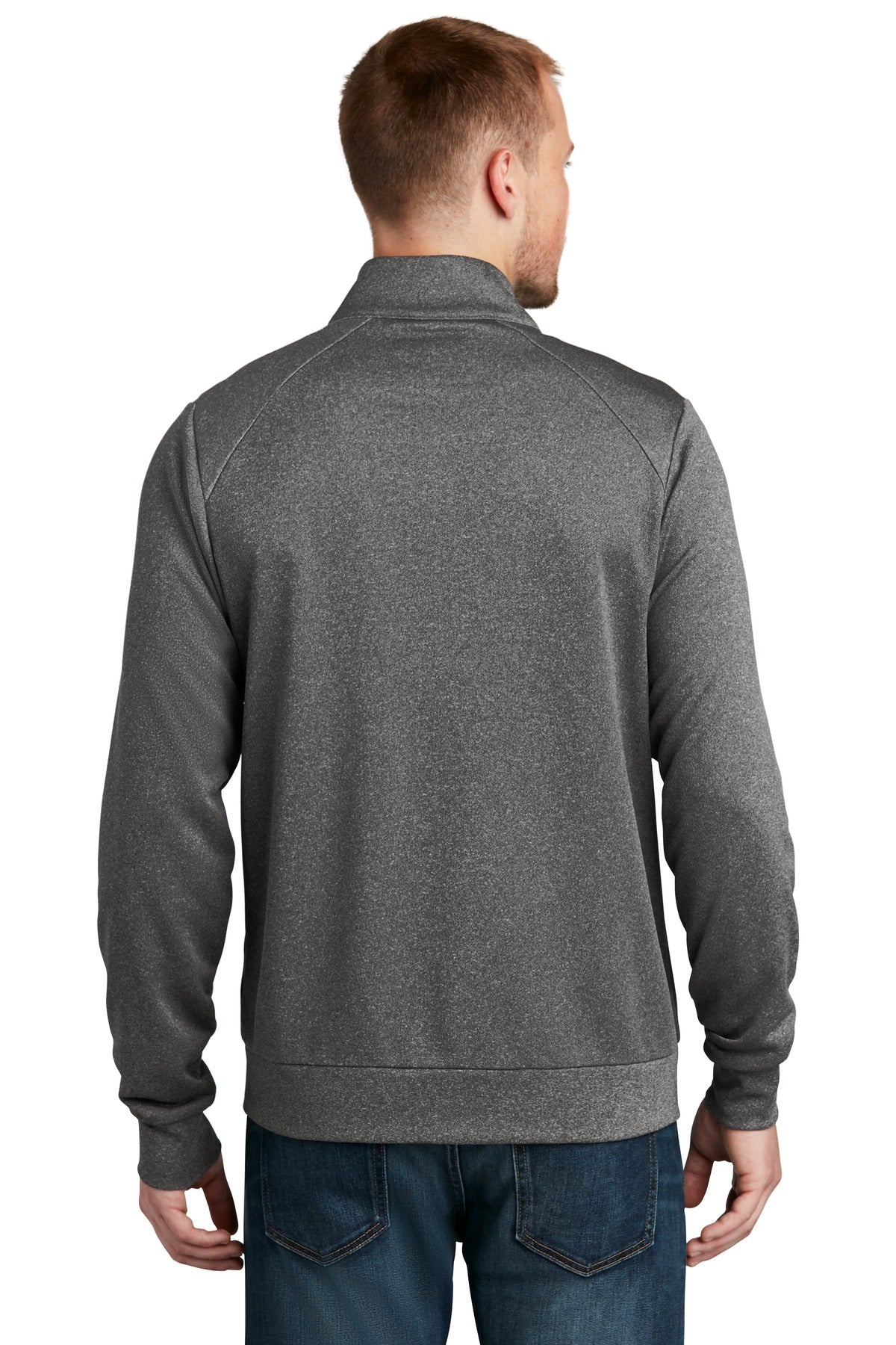 New Era Men's Performance Terry Full-Zip. NEA530 Corporate Apparel Sweatshirts & Fleece