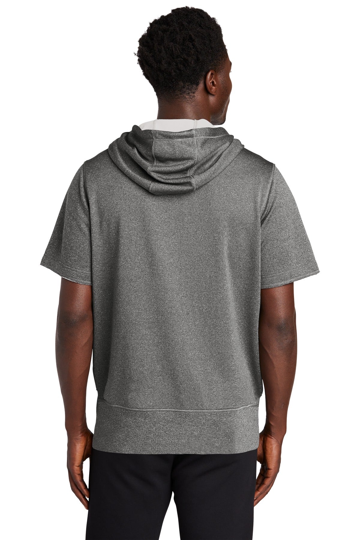 New Era Men's Performance Terry Short Sleeve Hoodie. NEA533 Corporate Apparel Sweatshirts & Fleece