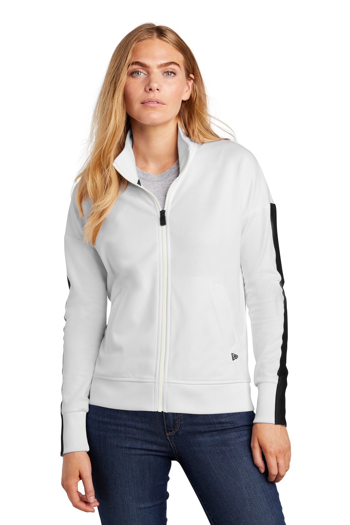 New Era Women's Track Jacket. LNEA650 Corporate Apparel Jackets & Vests