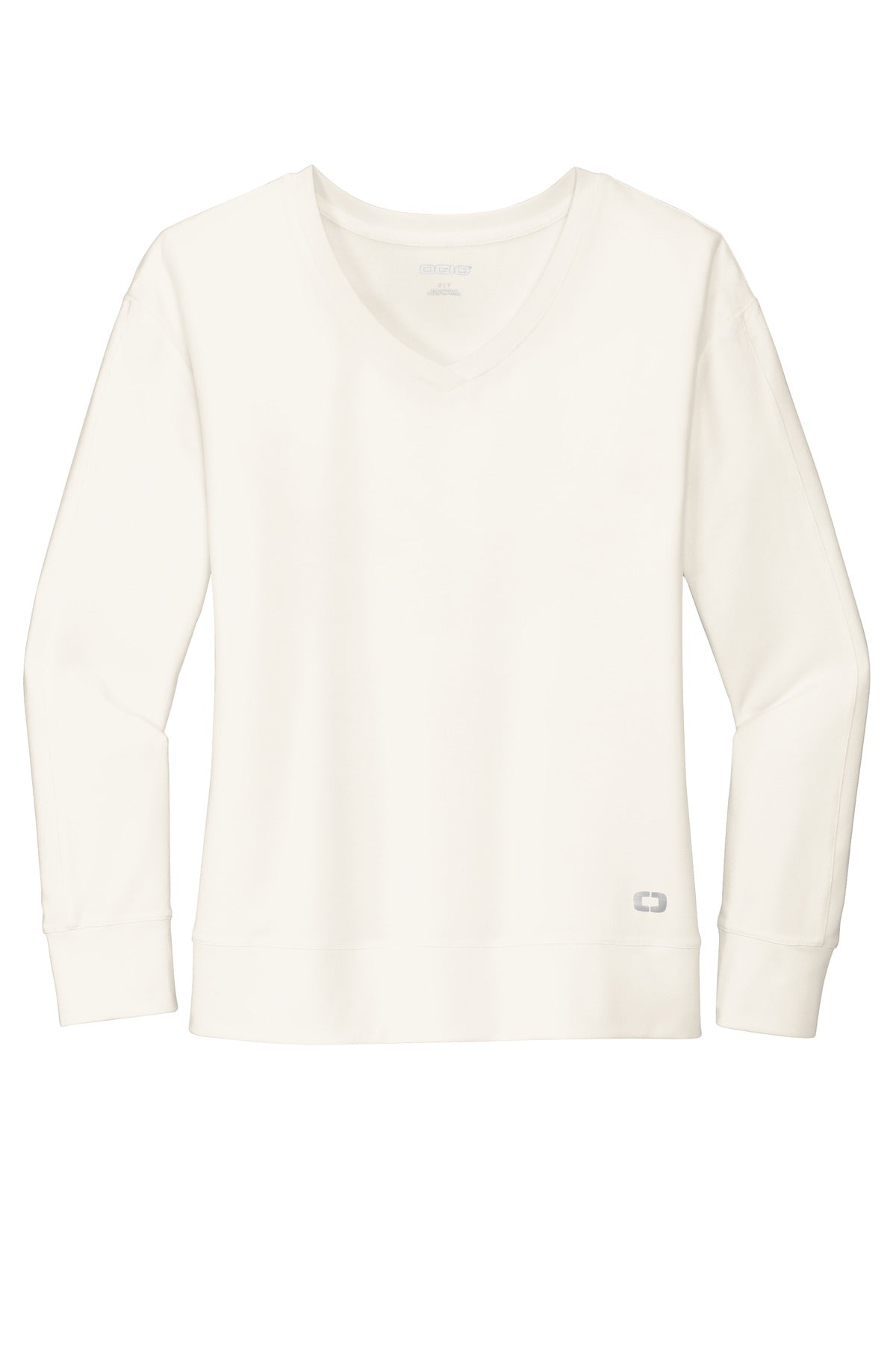 OGIO Women's Luuma Flex Long Sleeve V-Neck. LOG825 Corporate Apparel Shirts & Tops
