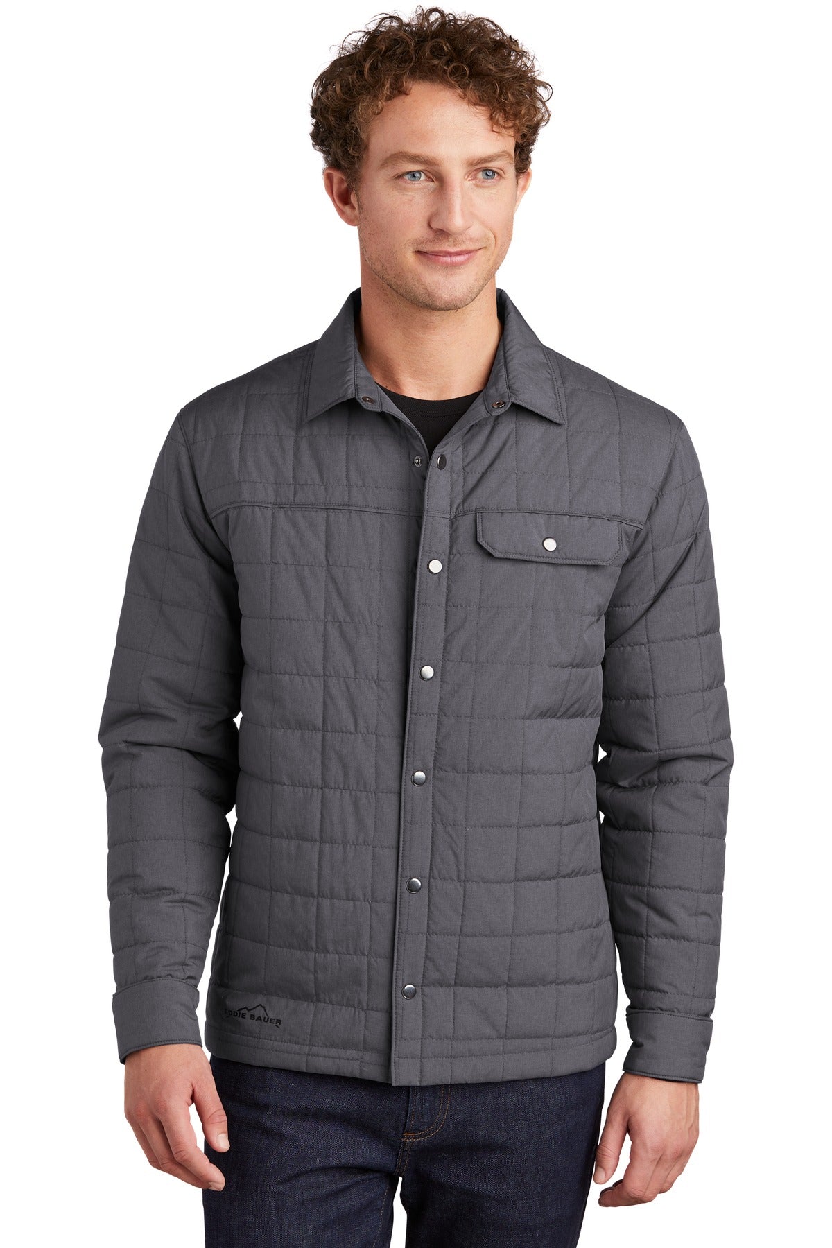 Eddie Bauer Men's Shirt Jacket. EB502 Corporate Apparel Jackets & Vests