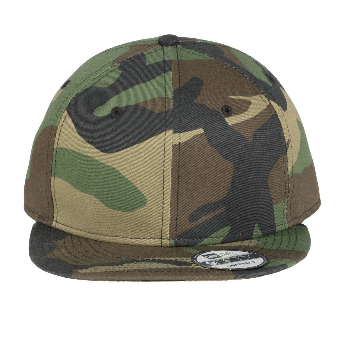 New Era Flat Bill Snapback Cap. NE400 Corporate Accessories Hats & Caps