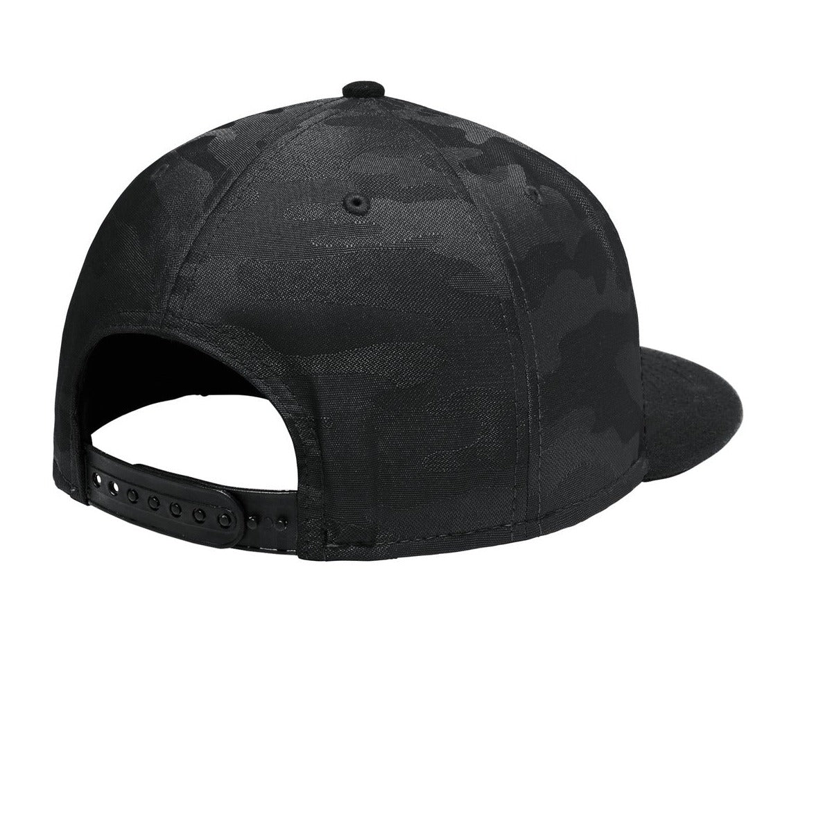 New Era Camo Flat Bill Snapback Cap. NE407 Corporate Accessories Hats & Caps
