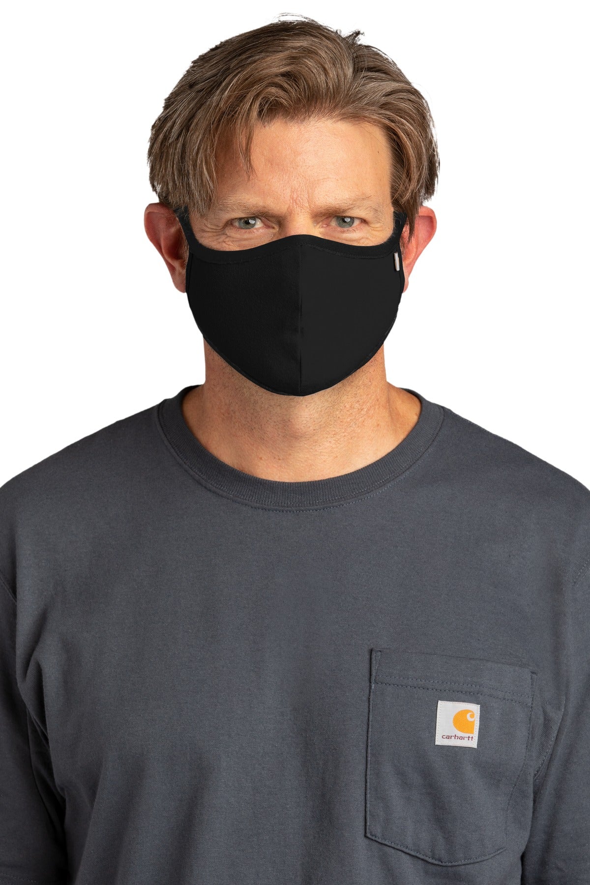 Carhartt Cotton Ear Loop Face Mask 3 pack CT105160 Corporate Accessories Face Coverings