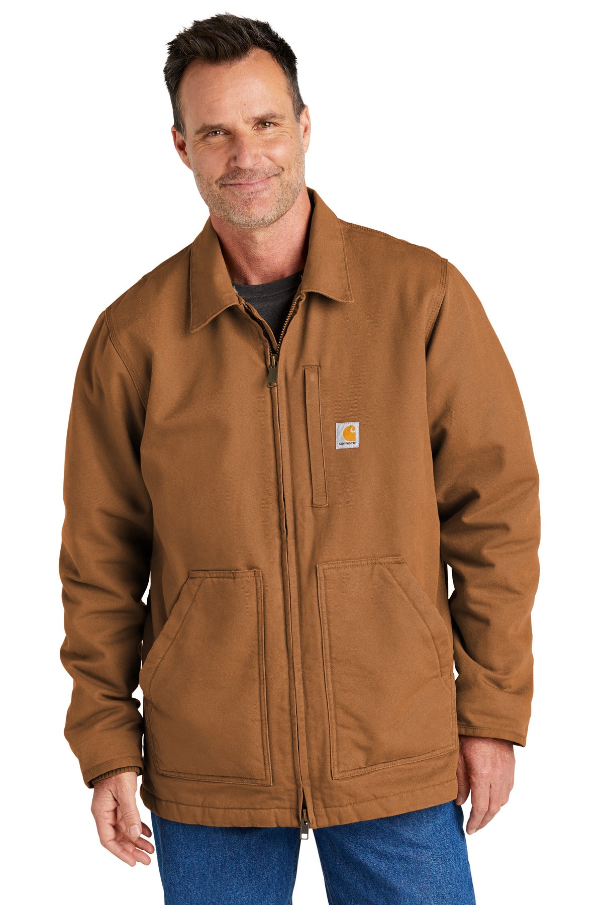 Carhartt Men's Tall Sherpa-Lined Coat CTT104293 Corporate Apparel Jackets & Vests