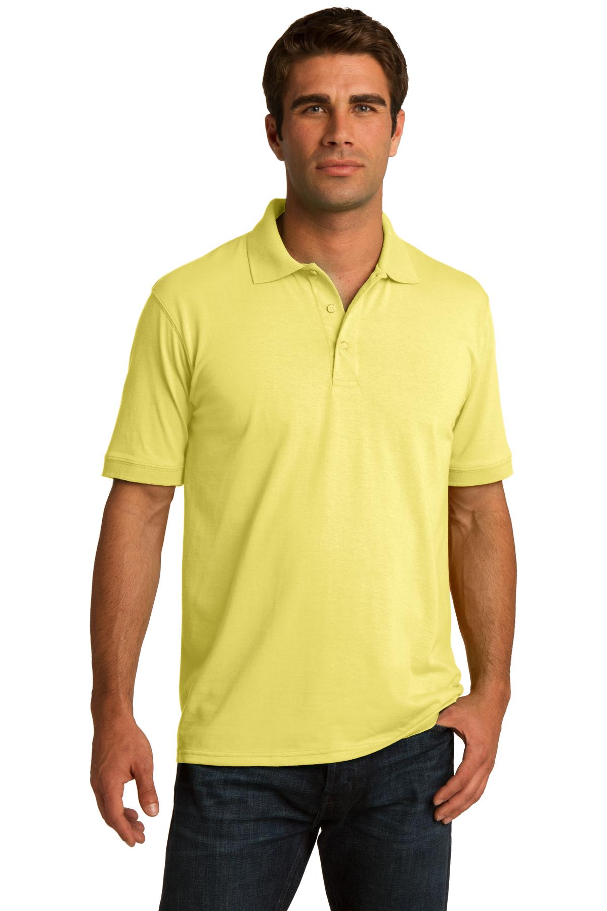 Port & Co Men's Core Blend Jersey Knit Polo