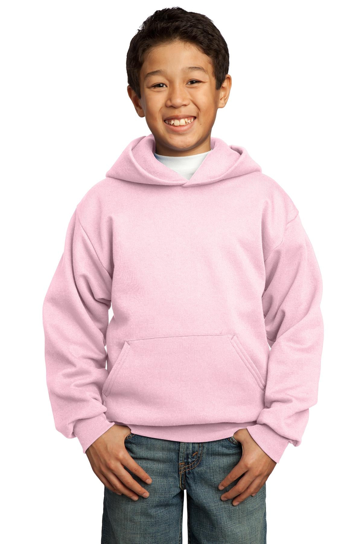 Port & Co Youth Core Fleece Pullover Hooded Sweatshirt-1