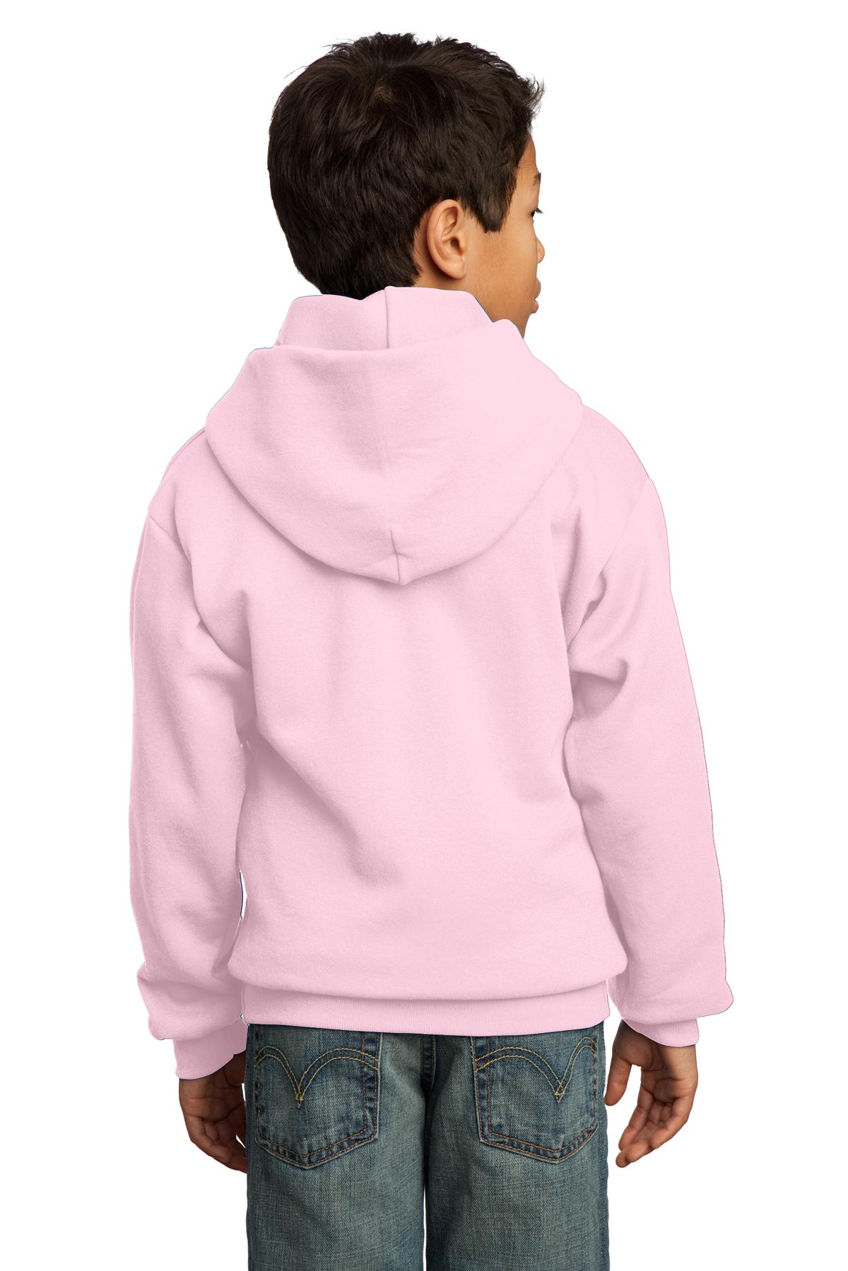 Port & Co Youth Core Fleece Pullover Hooded Sweatshirt-2