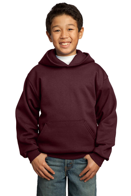 Port & Company Youth Core Fleece Pullover Hooded Sweatshirt Youth Apparel Hoodies & Sweatshirts