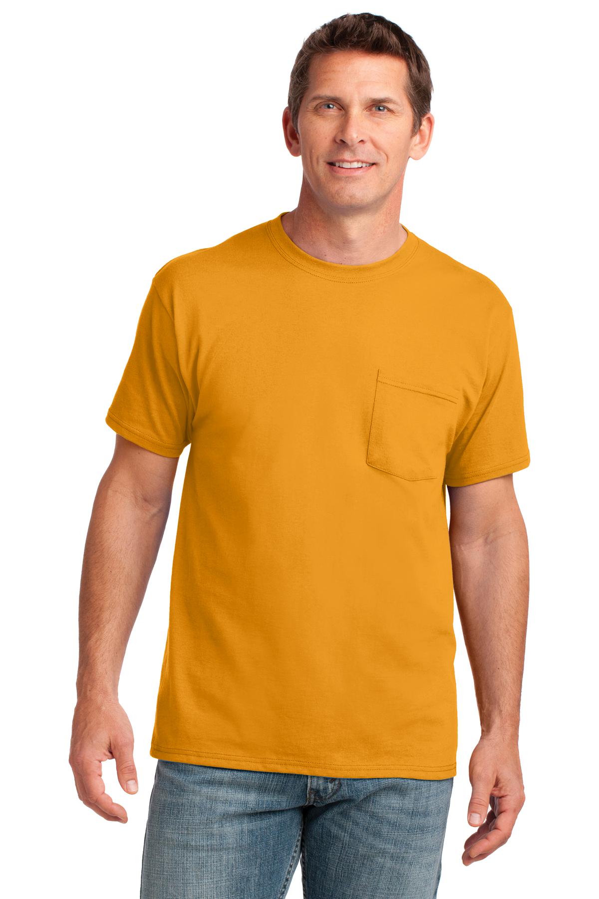 Port & Co Men's Core Cotton Pocket Tee