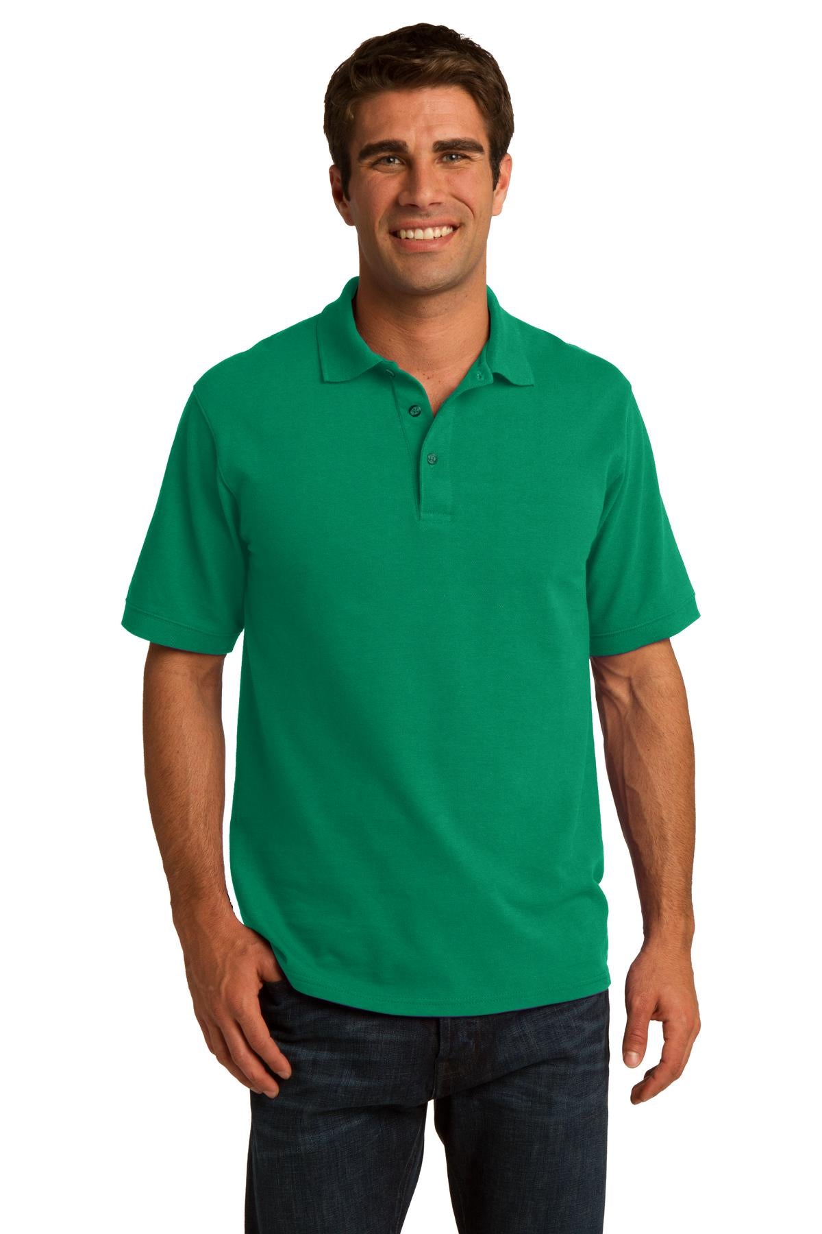 Port & Co Men's Core Blend Pique Polo