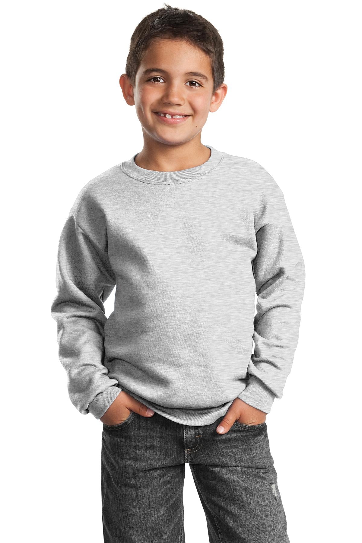 Port & Company - Youth Core Fleece Crewneck Sweatshirt Youth Apparel Hoodies & Sweatshirts