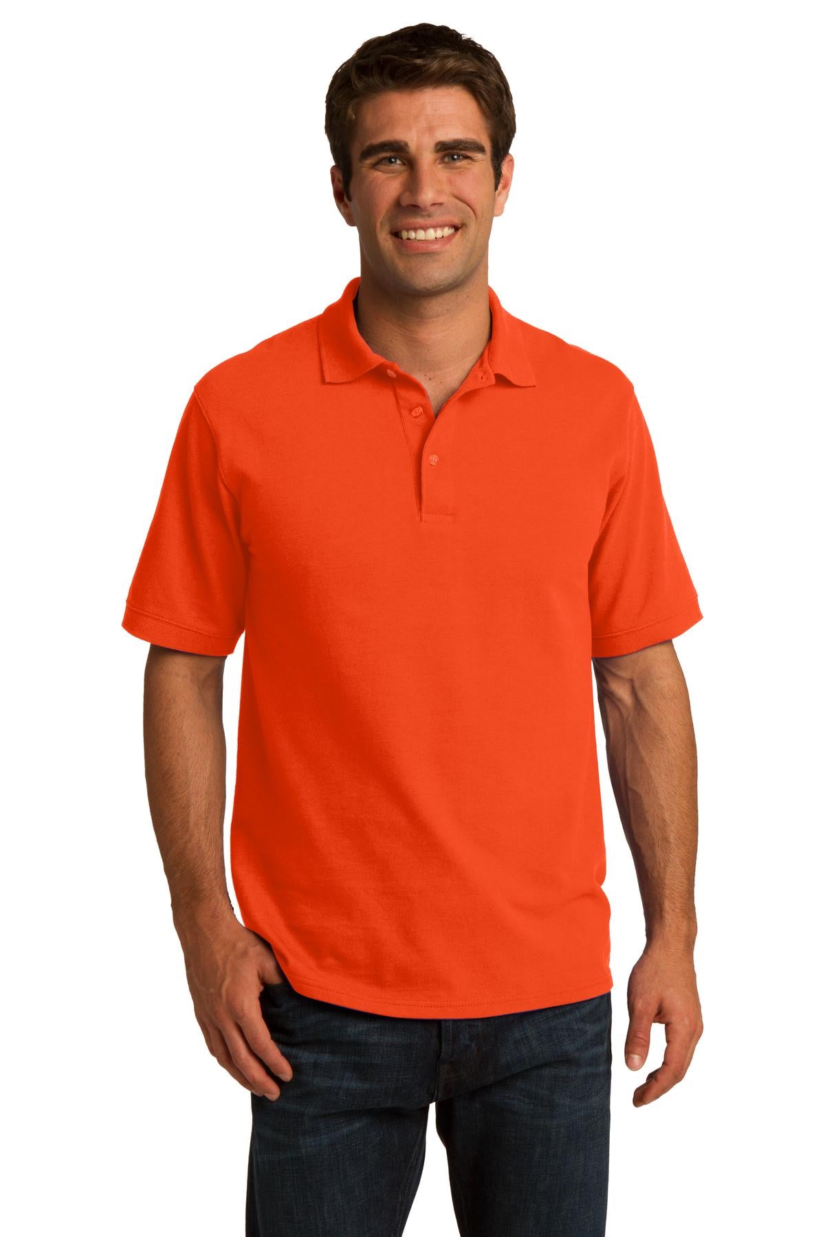 Port & Co Men's Core Blend Pique Polo