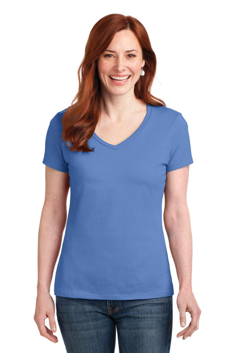 Hanes Women's Perfect-T Cotton V-Neck T-Shirt Womens Apparel Shirts & Tops