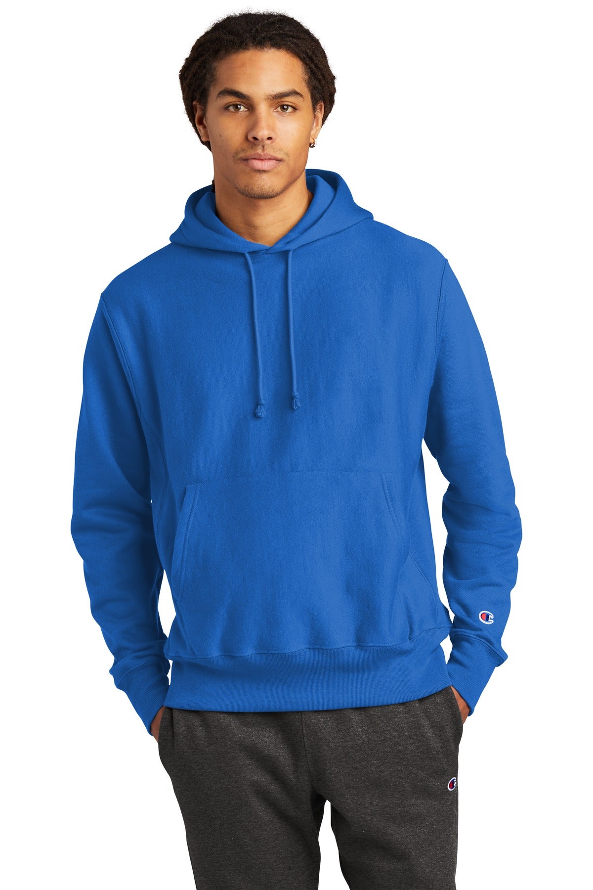 Champion Men's Reverse Weave Hooded Sweatshirt Mens Apparel Sweatshirts & Fleece