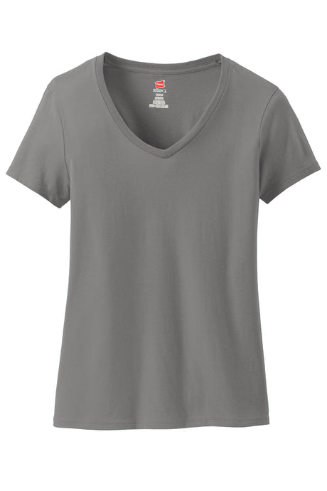 Hanes Women's Perfect-T Cotton V-Neck T-Shirt Womens Apparel Shirts & Tops