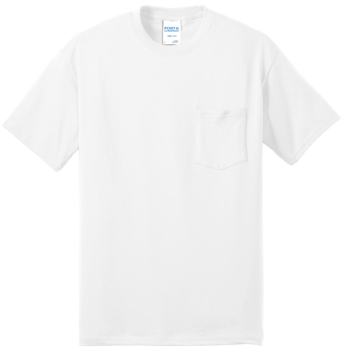 Port & Co Men's Tall Core Blend Pocket Tee-2