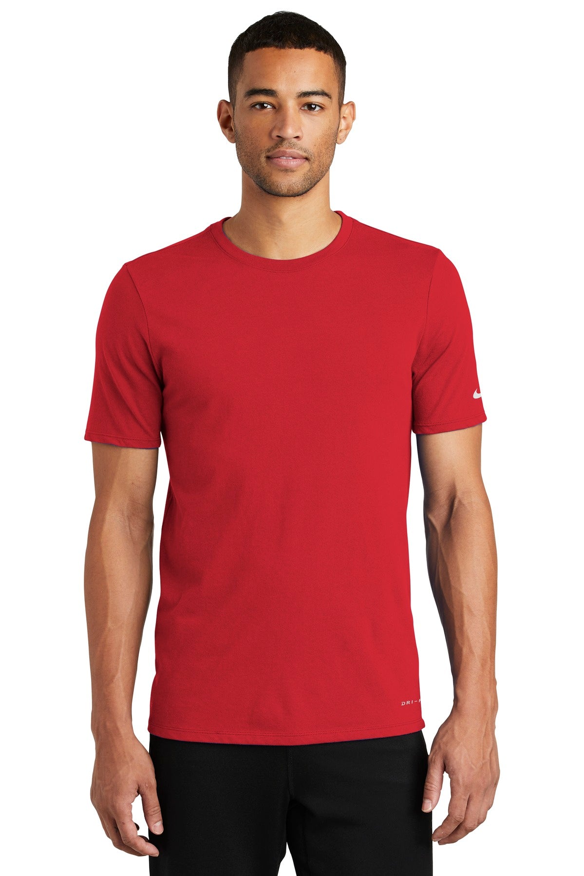 Nike Men's Dri-FIT Cotton/Poly Tee. NKBQ5231 Corporate Apparel Shirts & Tops