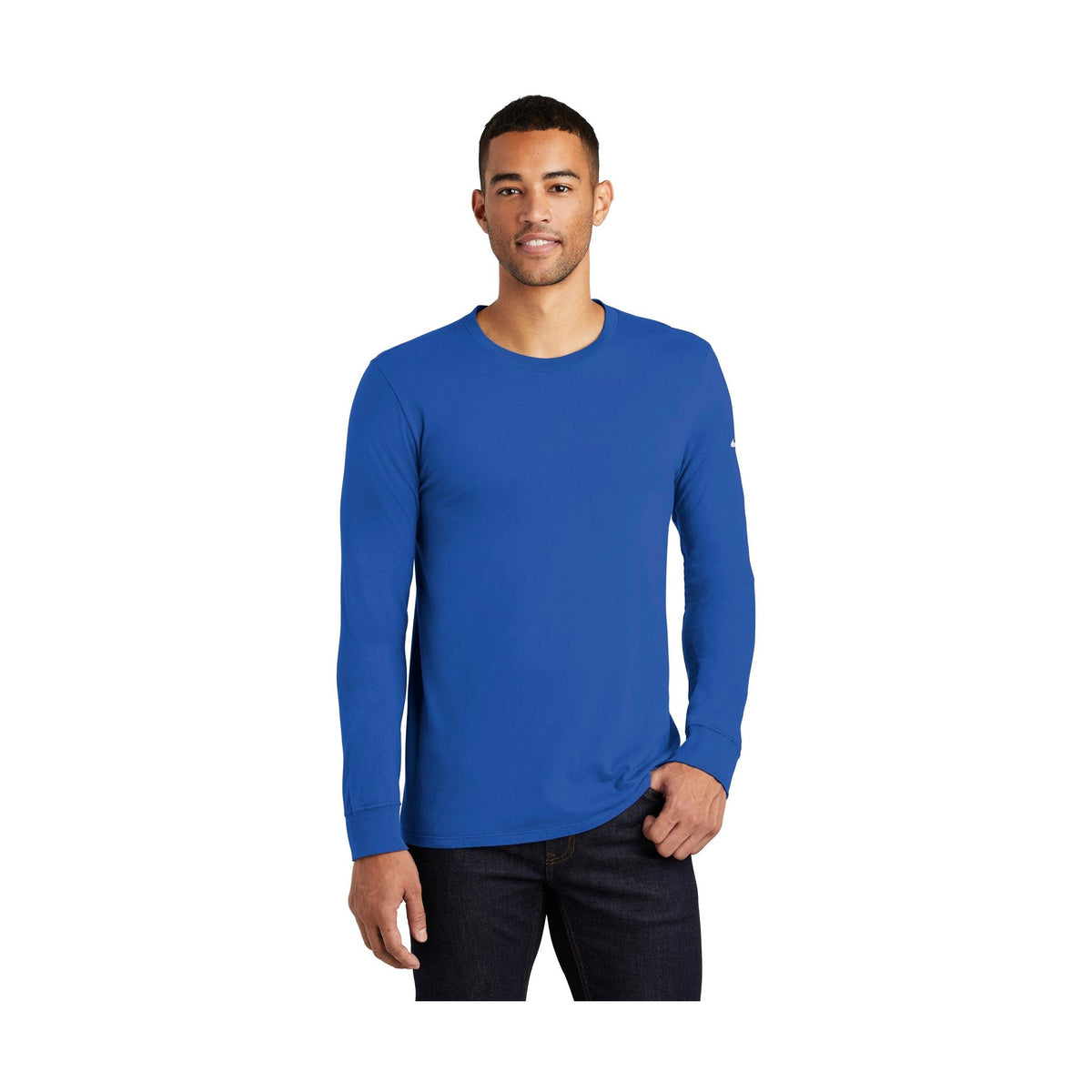 Nike Men's Core Cotton Long Sleeve Tee