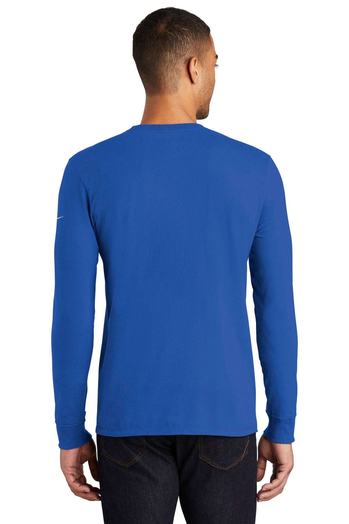 Nike Men's Core Cotton Long Sleeve Tee Shirt. NKBQ5232 Corporate Apparel Shirts & Tops