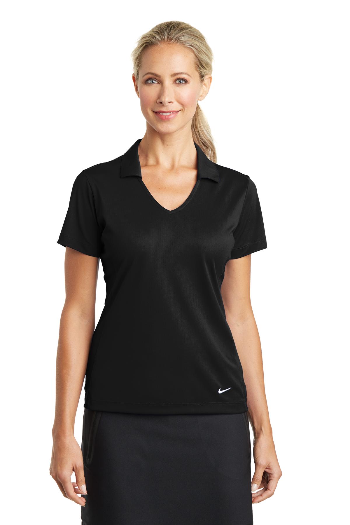 Nike Women's Dri-FIT Vertical Mesh Polo. 637165 Corporate Apparel Shirts & Tops