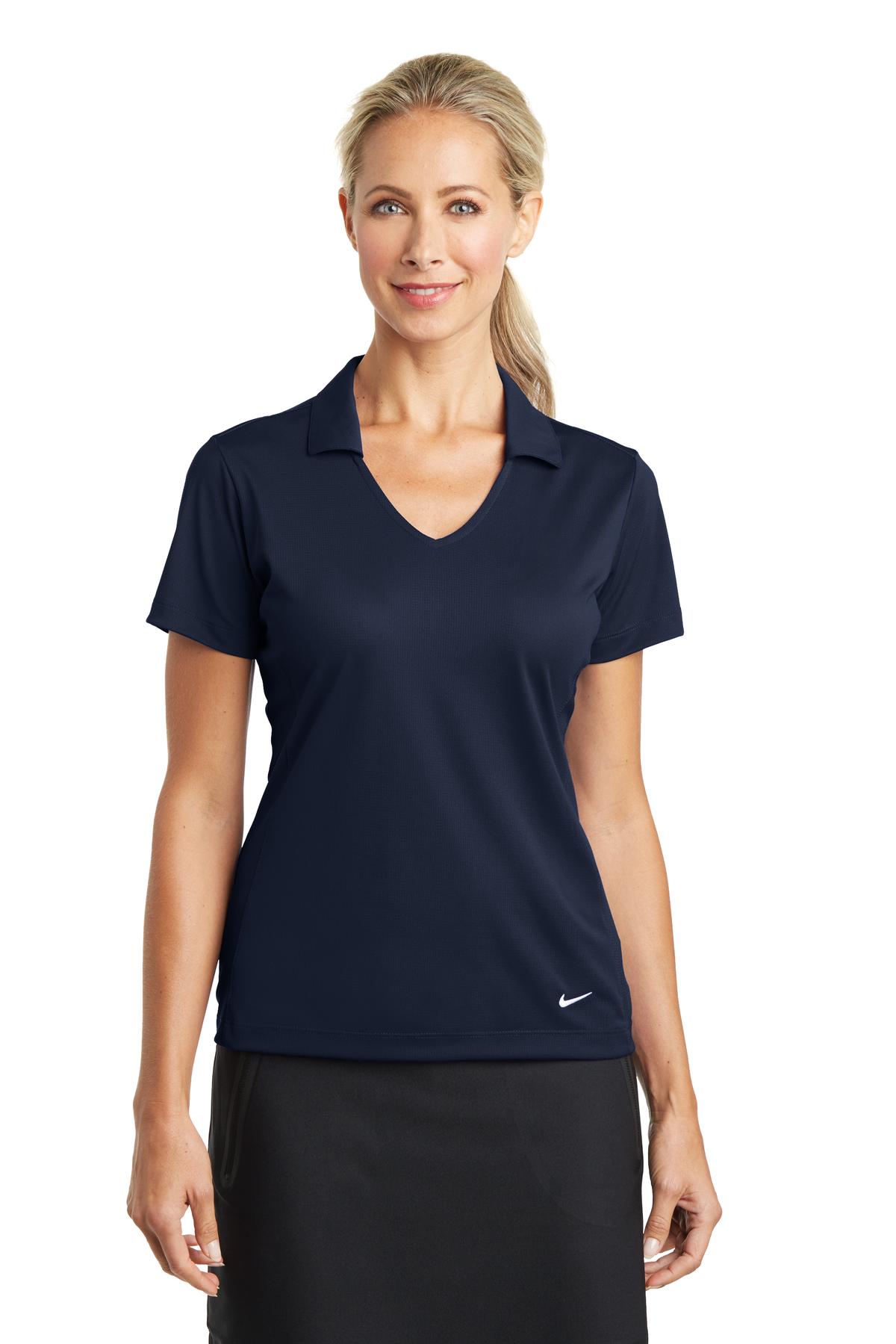 Nike Women's Dri-FIT Vertical Mesh Polo. 637165 Corporate Apparel Shirts & Tops