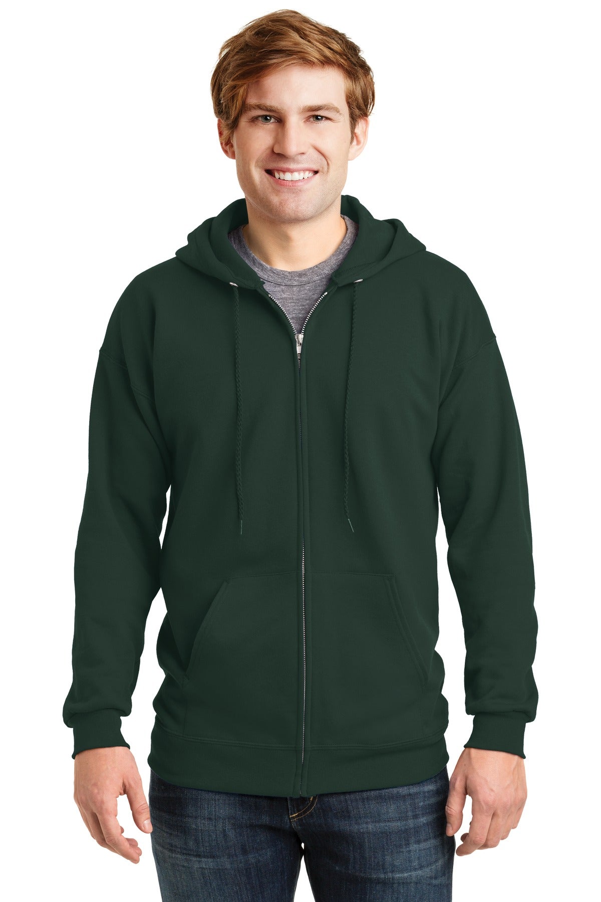 Hanes Men's Ultimate Cotton - Full-Zip Hooded Sweatshirt Mens Apparel Sweatshirts & Fleece