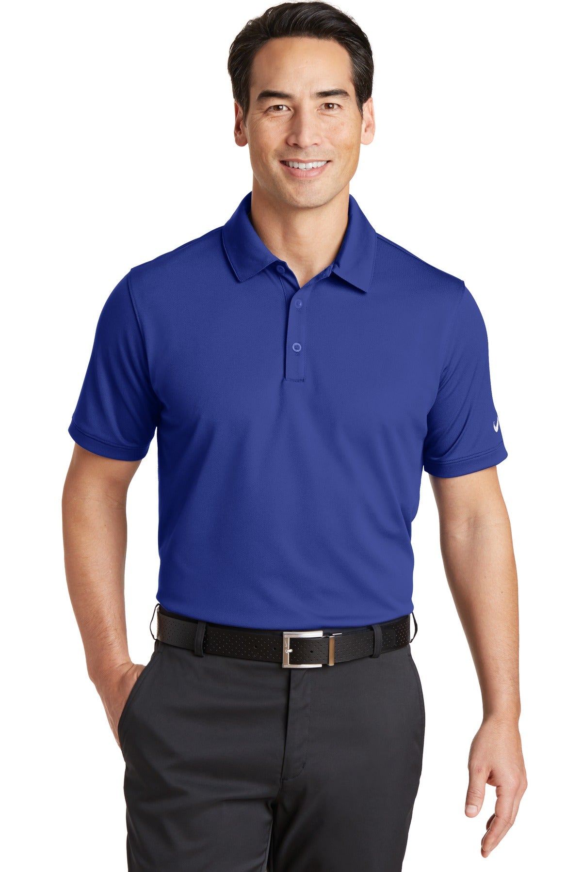 Nike Men's Dri-FIT Solid Icon Pique Modern Fit Polo. 746099 Corporate Apparel Shirts & Tops