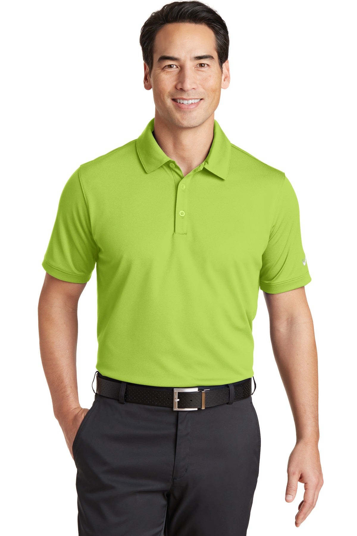 Nike Men's Dri-FIT Solid Icon Pique Modern Fit Polo. 746099 Corporate Apparel Shirts & Tops