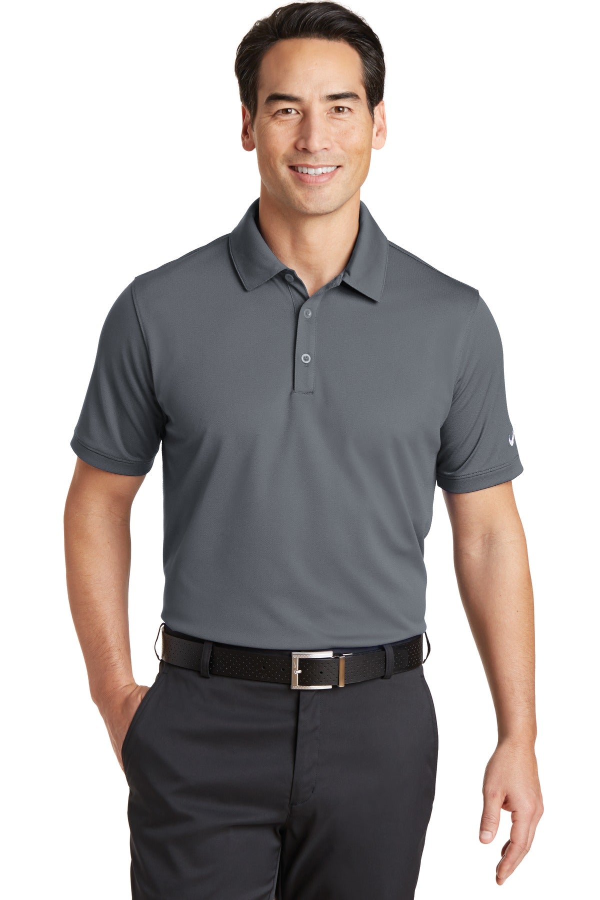 Nike Men's Dri-FIT Solid Icon Pique Modern Fit Polo. 746099 Corporate Apparel Shirts & Tops
