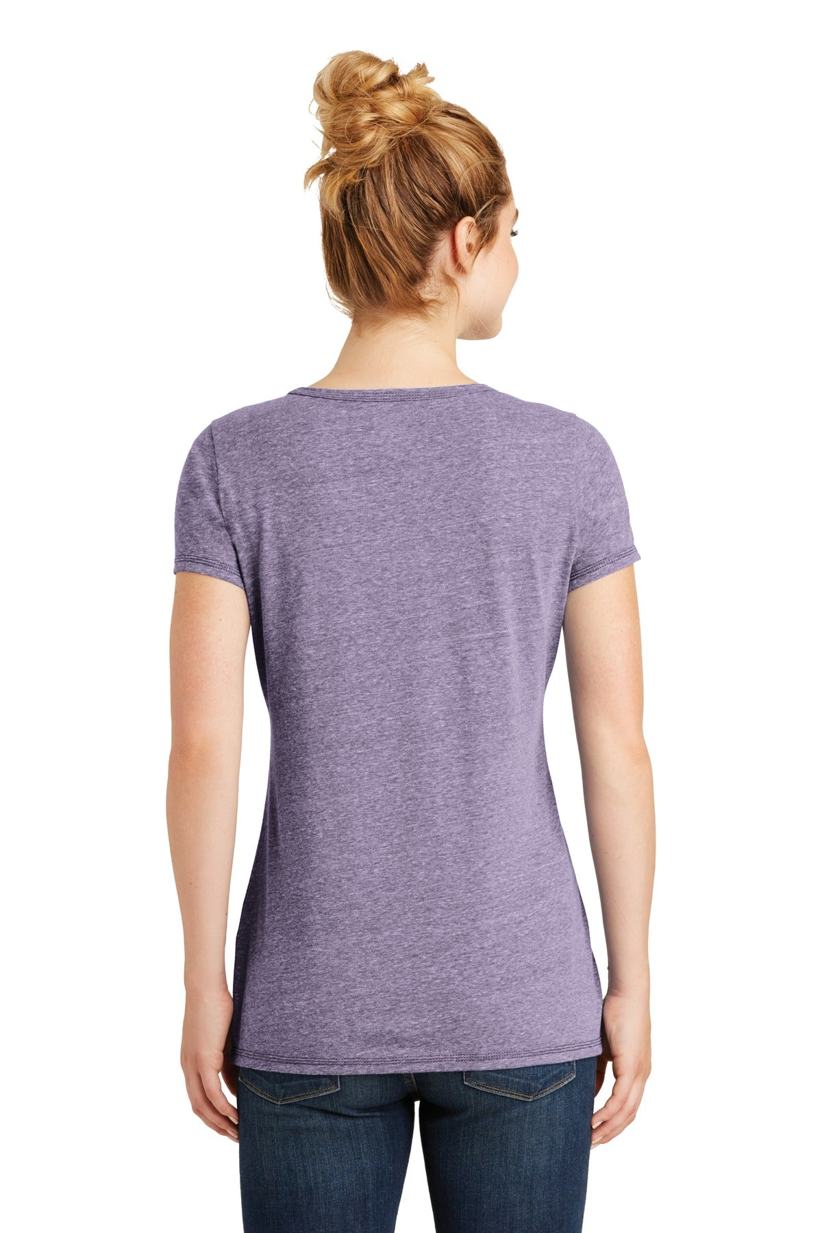 New Era Women's Tri-Blend Performance Scoop Tee. LNEA130 Corporate Apparel Shirts & Tops