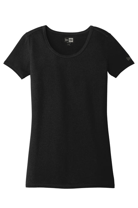 New Era Women's Tri-Blend Performance Scoop Tee. LNEA130 New Era
