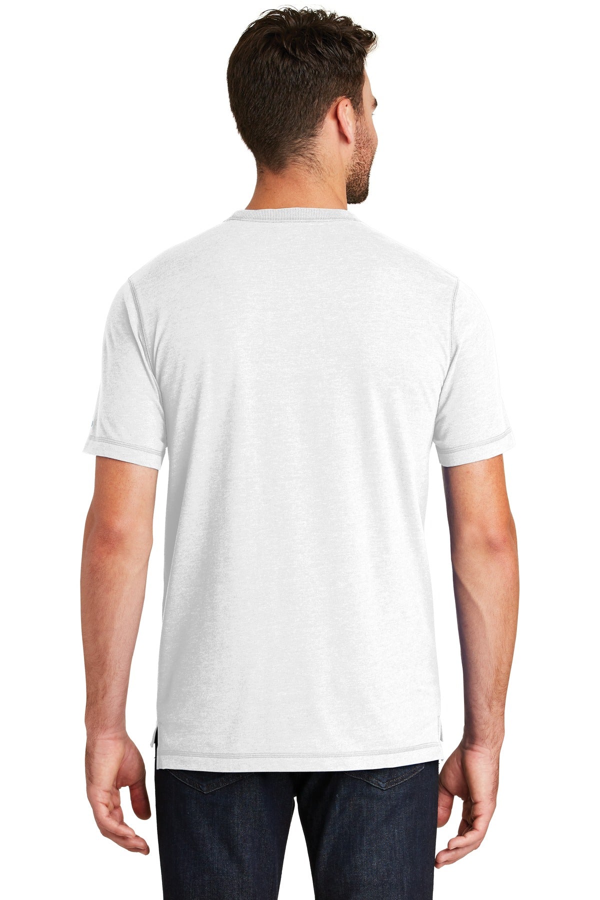 New Era Men's Sueded Cotton Blend Crew Tee. NEA120 Corporate Apparel Shirts & Tops
