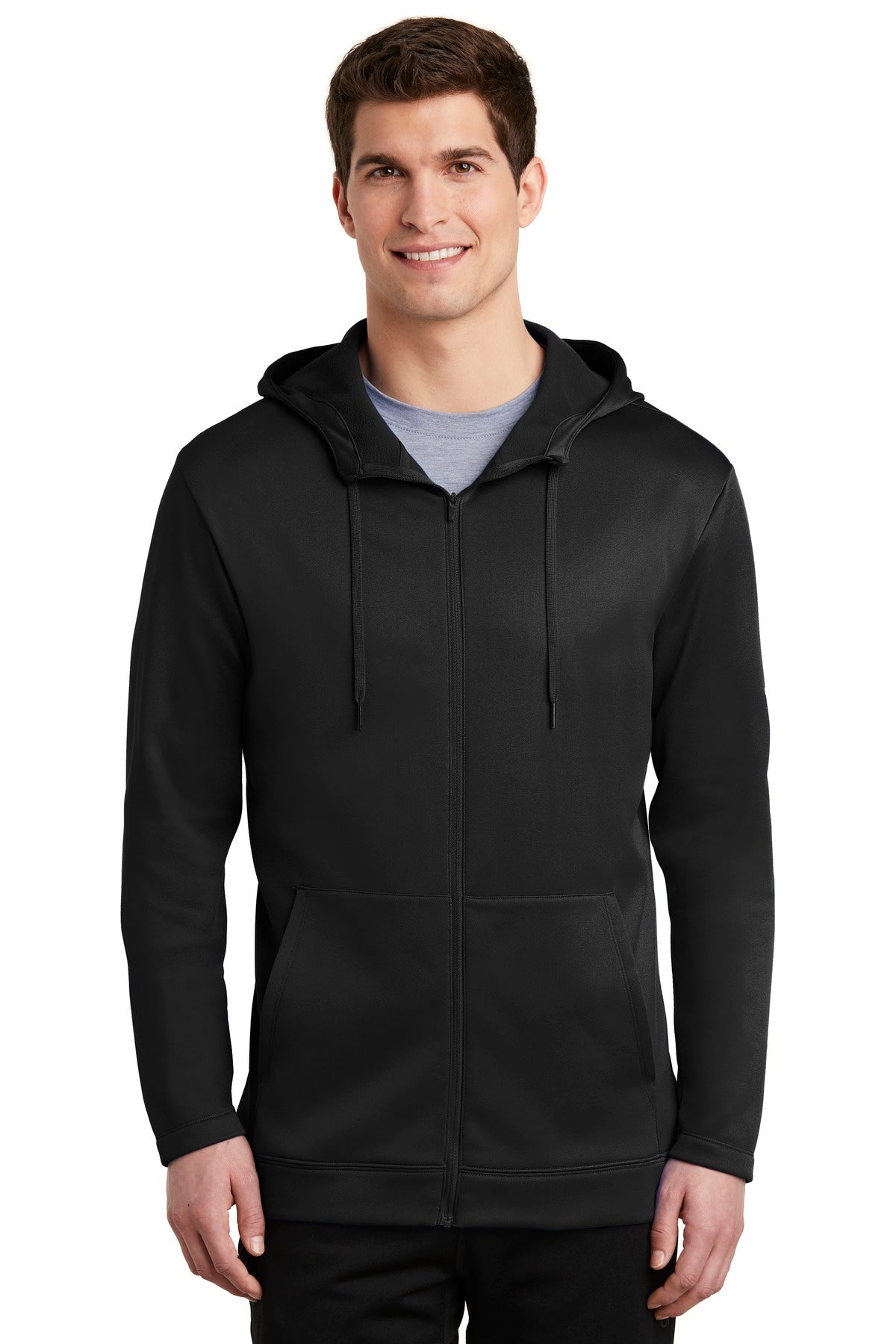 Nike Men's Therma-FIT Full-Zip Fleece Hoodie. NKAH6259 Corporate Apparel Sweatshirts & Fleece
