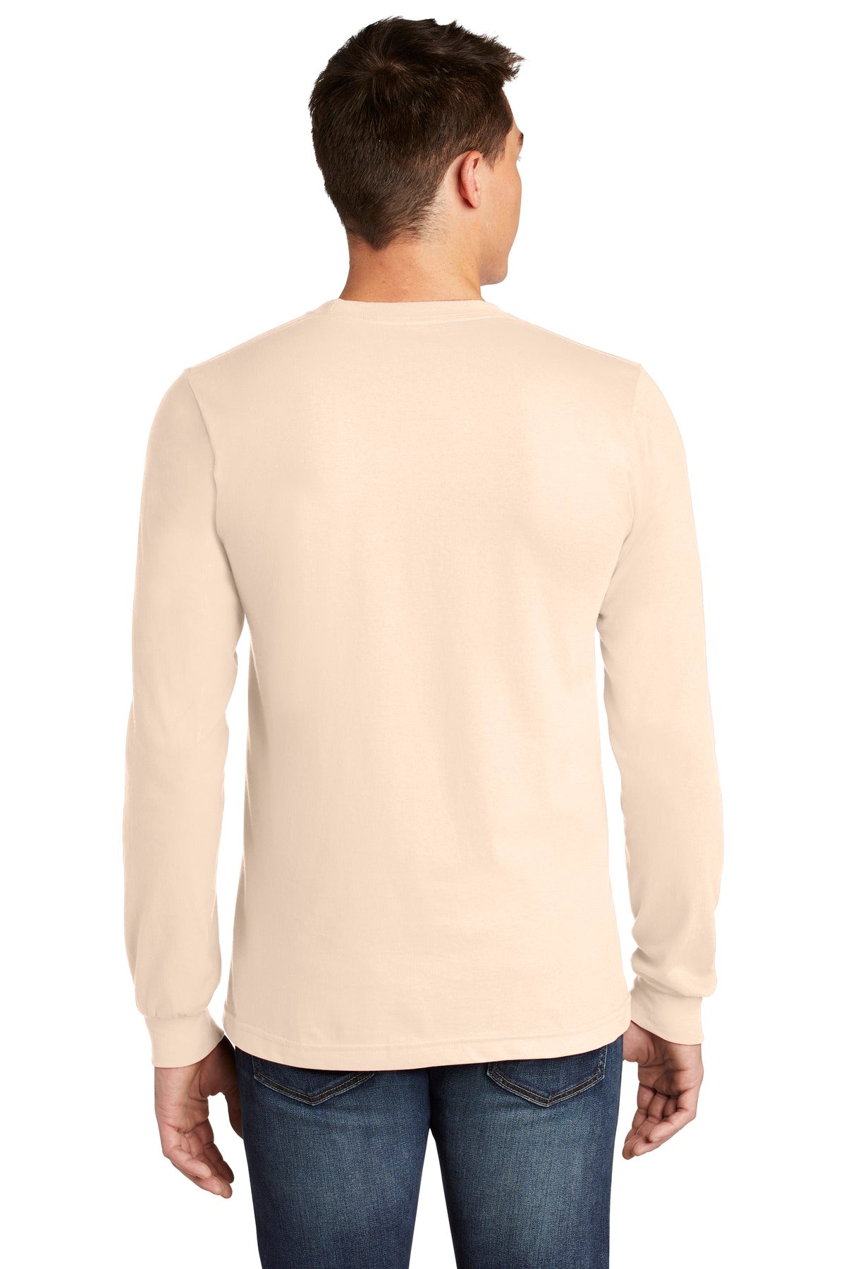American Apparel Men's Fine Jersey Long Sleeve T-Shirt. 2007W Mens Apparel Shirts & Tops